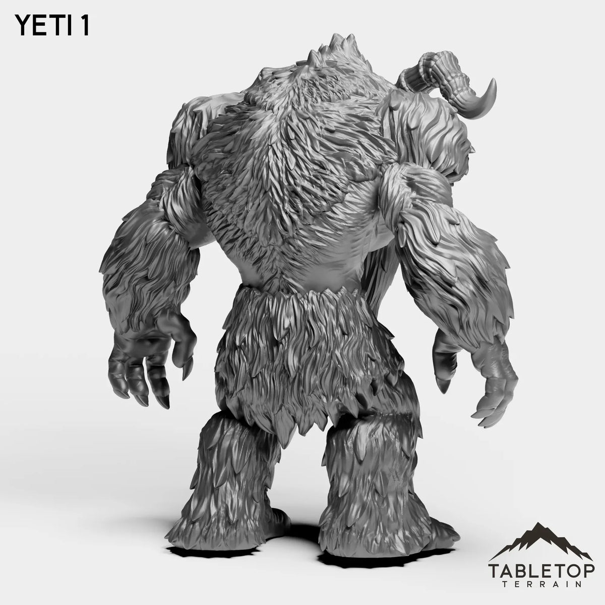 Tabletop Terrain Miniature Yetis