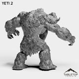 Tabletop Terrain Miniature Yetis