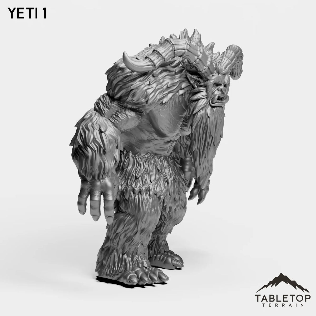 Tabletop Terrain Miniature Yetis