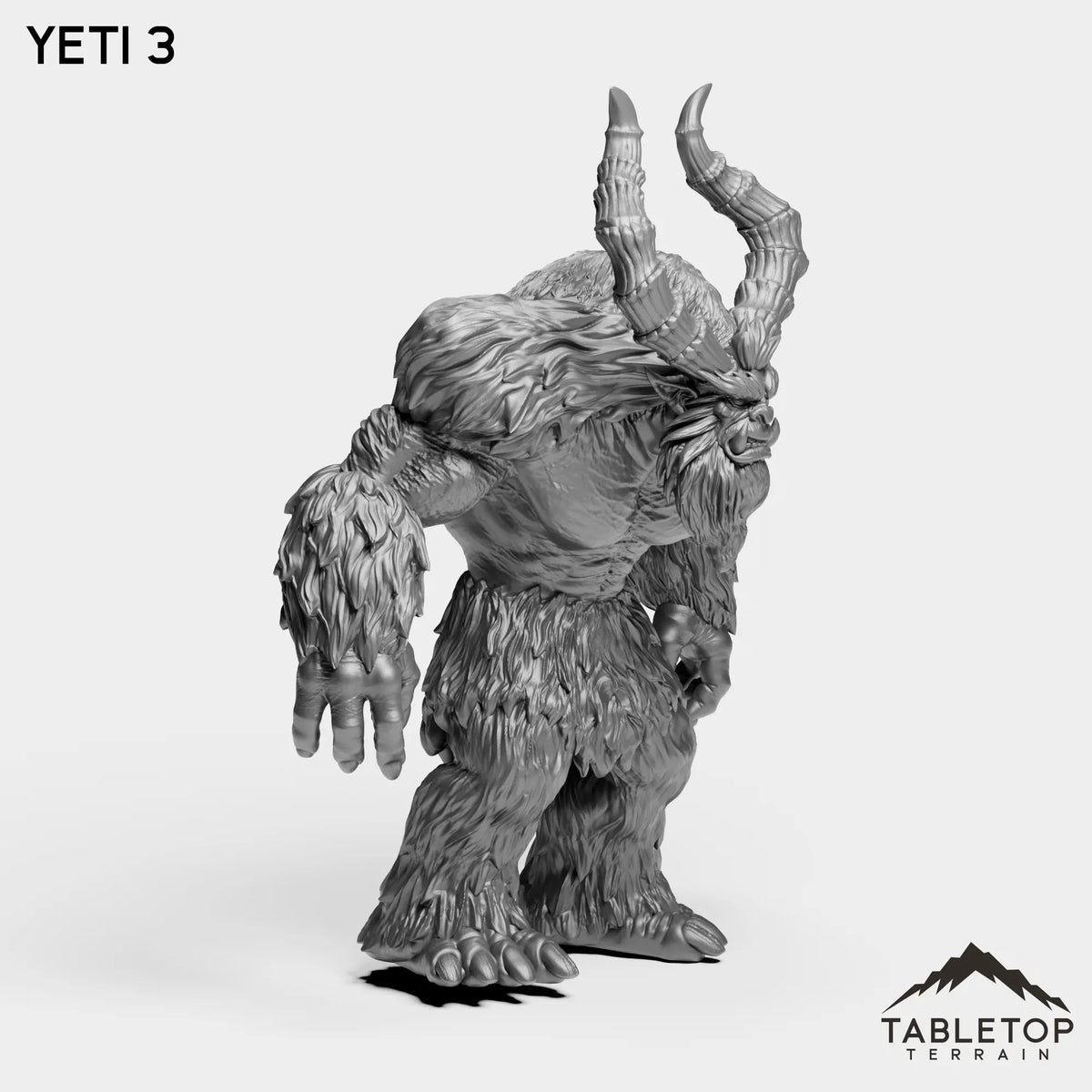 Tabletop Terrain Miniature Yetis