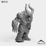 Tabletop Terrain Miniature Yetis