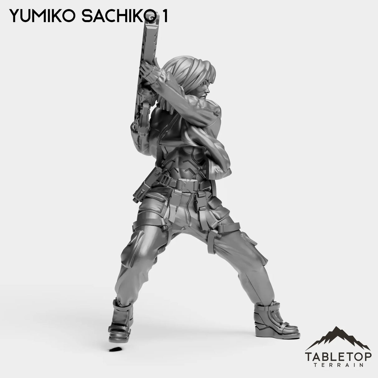 Tabletop Terrain Miniature Yumiko Sachiko - Strike Team Omega & Almighty Friends