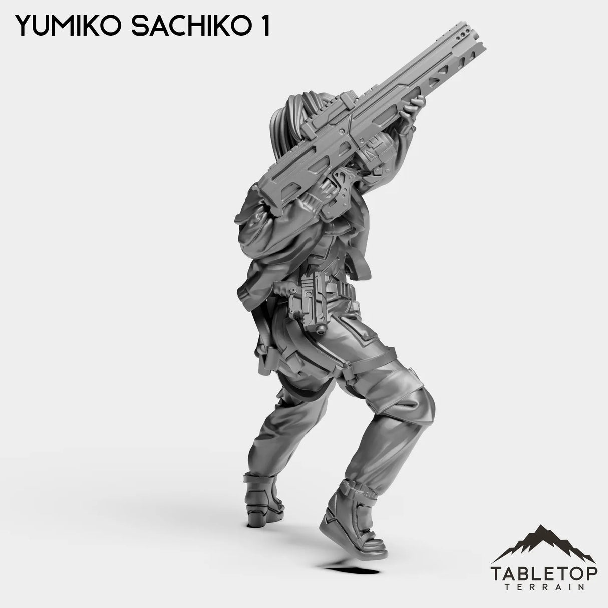 Tabletop Terrain Miniature Yumiko Sachiko - Strike Team Omega & Almighty Friends