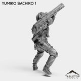 Tabletop Terrain Miniature Yumiko Sachiko - Strike Team Omega & Almighty Friends