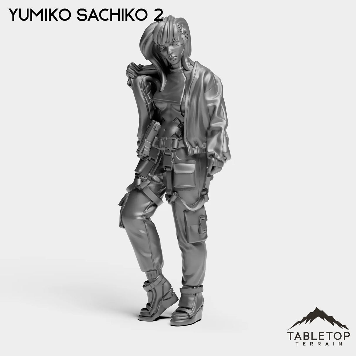 Tabletop Terrain Miniature Yumiko Sachiko - Strike Team Omega & Almighty Friends