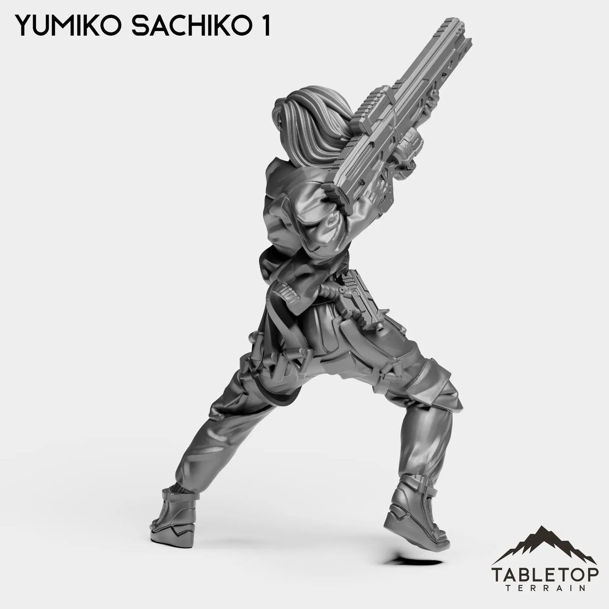 Tabletop Terrain Miniature Yumiko Sachiko - Strike Team Omega & Almighty Friends