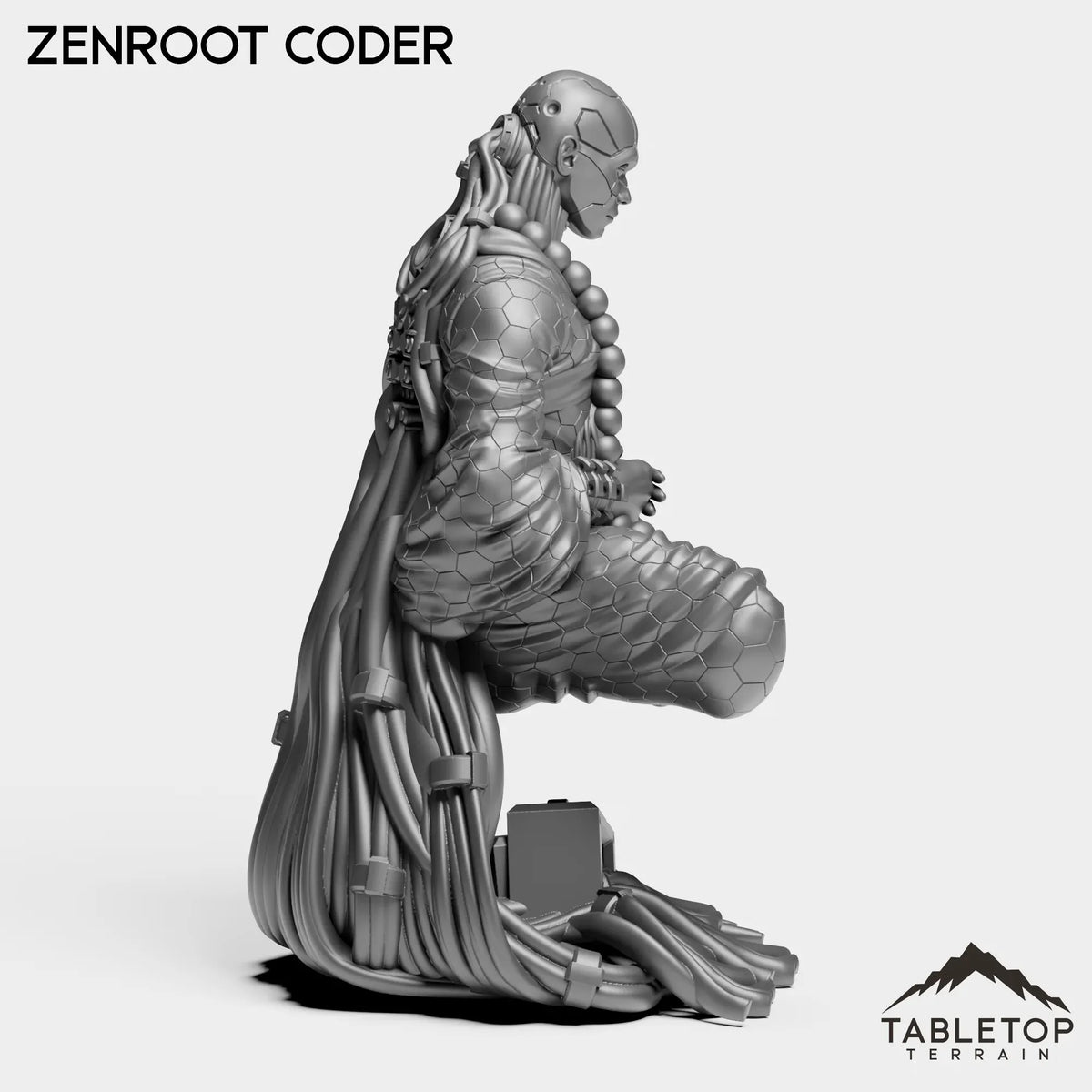 Tabletop Terrain Miniature Zenroot Coder - Black Lotus Triads