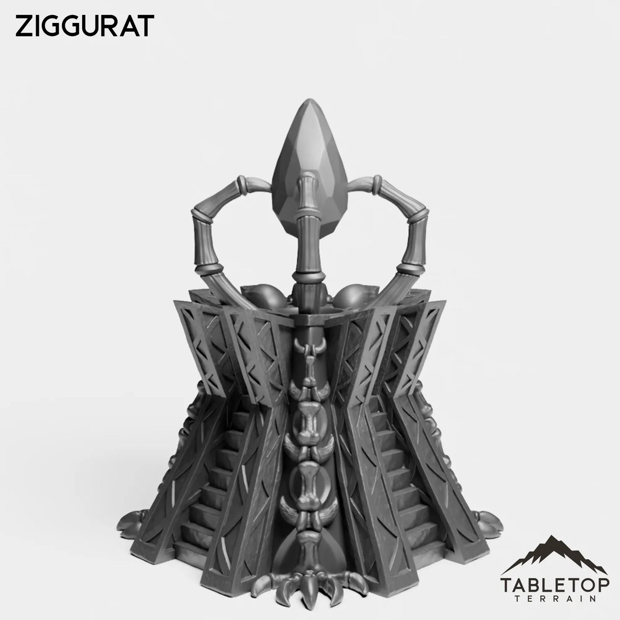 Tabletop Terrain Miniature Ziggurat