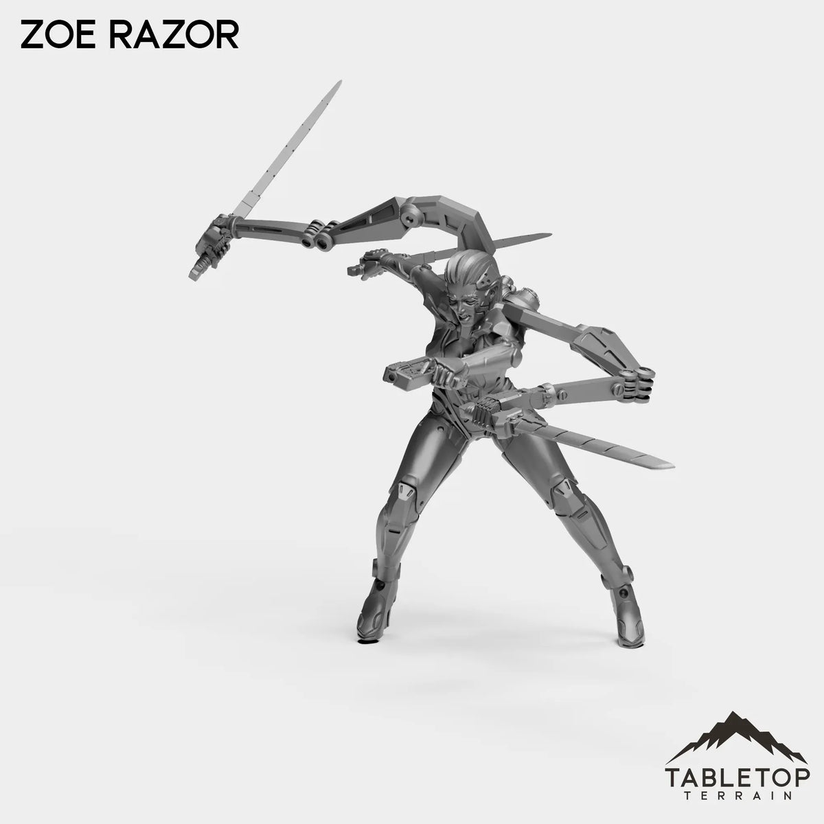 Tabletop Terrain Miniature Zoe Razor - Bomber Girls