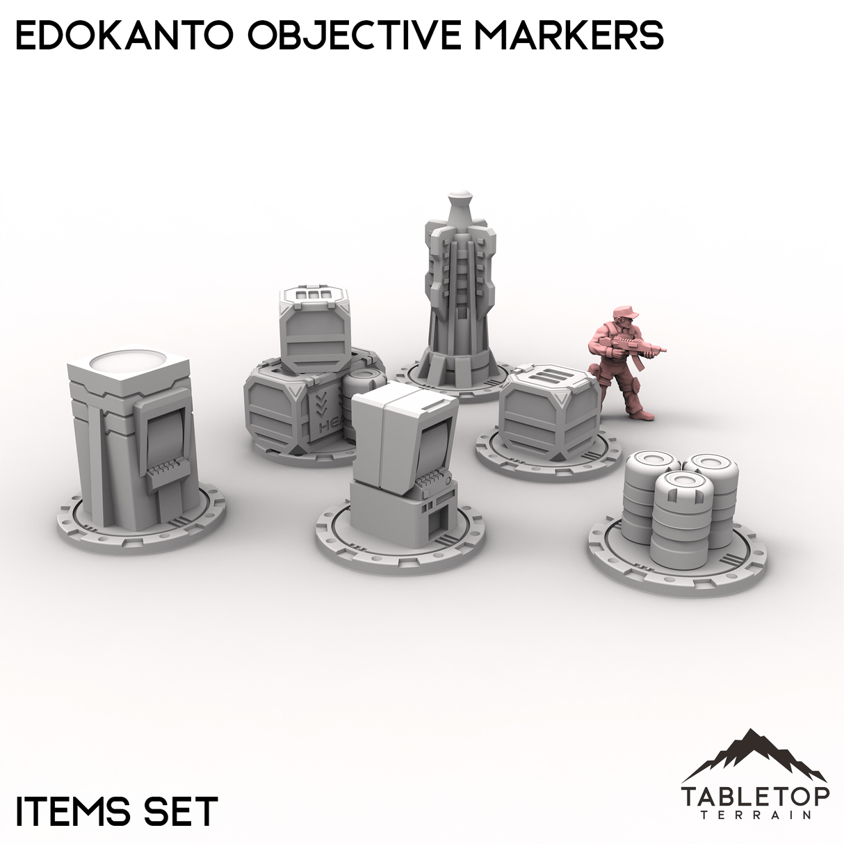 Tabletop Terrain Objective Marker EdoKanto Objective Markers