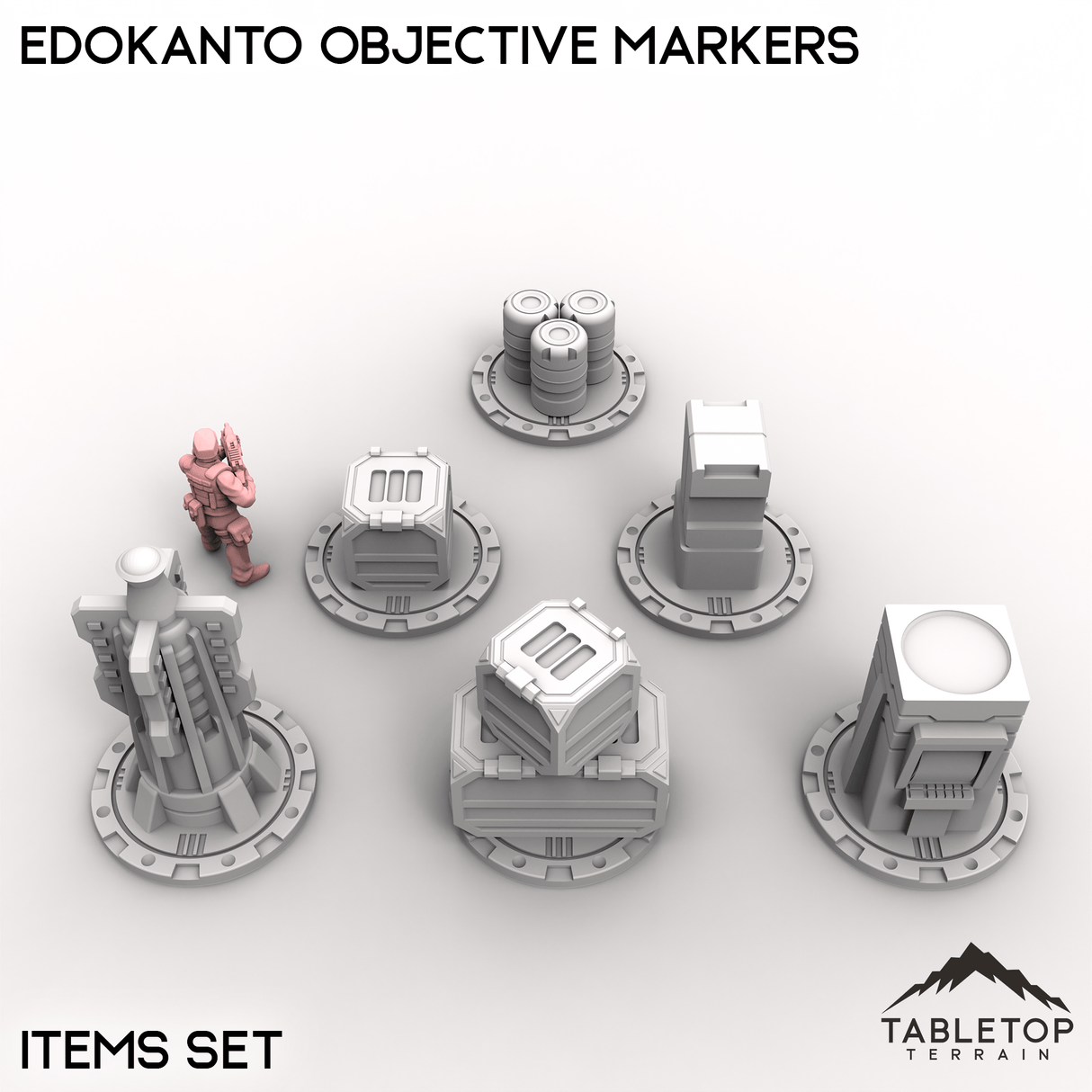Tabletop Terrain Objective Marker EdoKanto Objective Markers