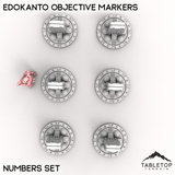 Tabletop Terrain Objective Marker EdoKanto Objective Markers