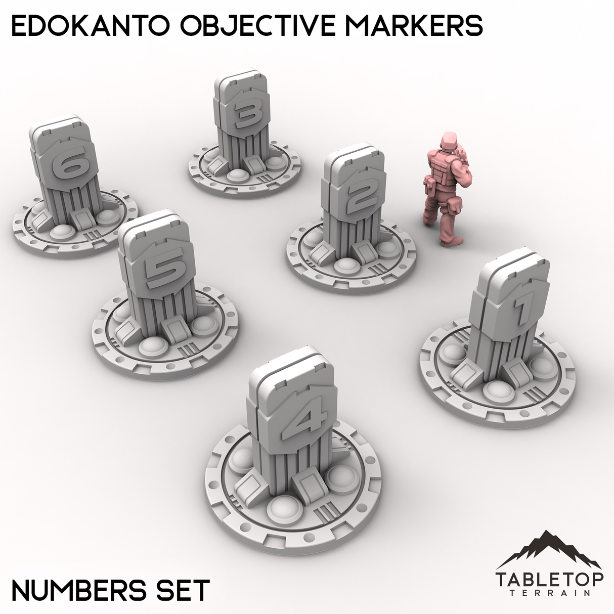 Tabletop Terrain Objective Marker EdoKanto Objective Markers