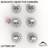 Tabletop Terrain Objective Marker EdoKanto Objective Markers