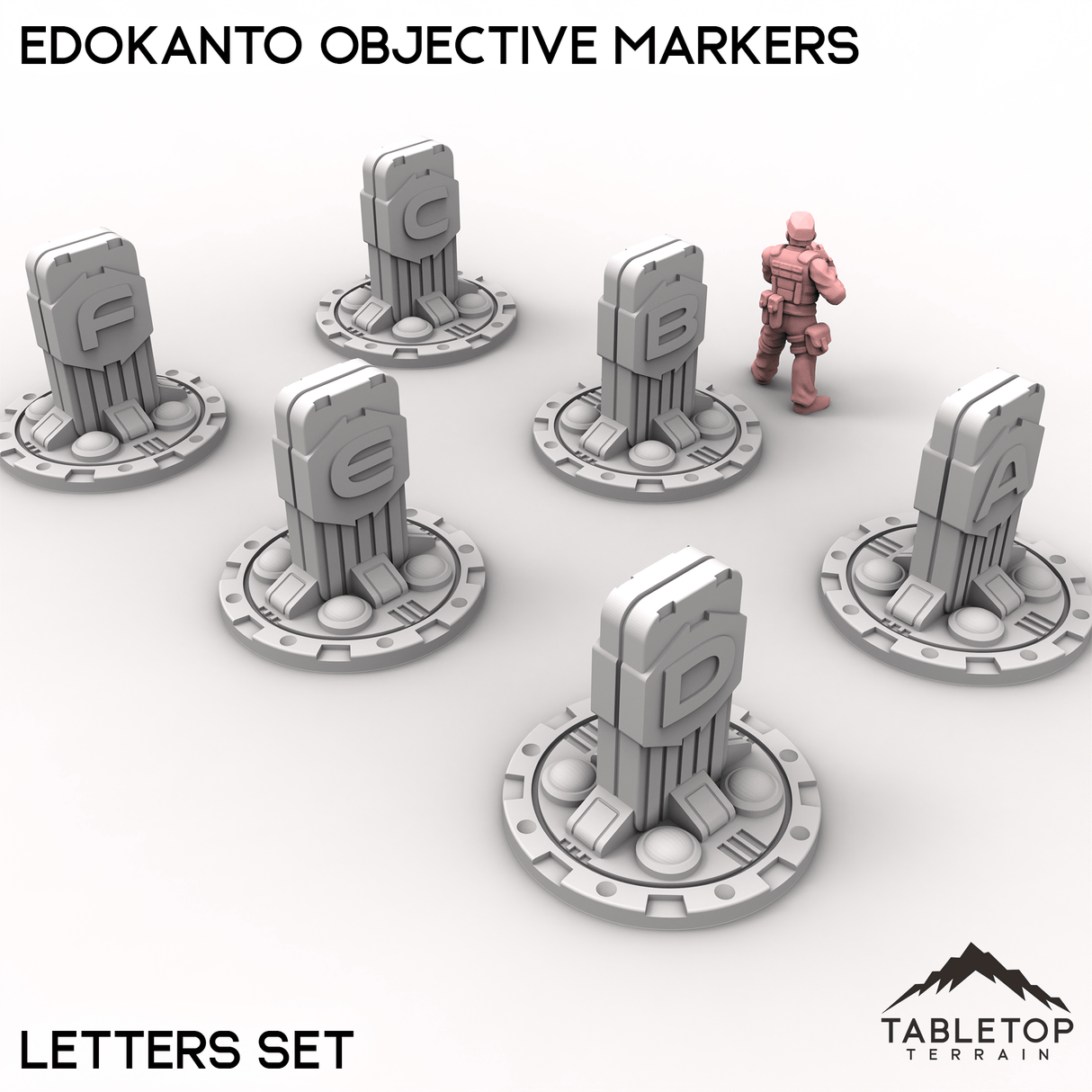Tabletop Terrain Objective Marker EdoKanto Objective Markers