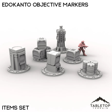 Tabletop Terrain Objective Marker EdoKanto Objective Markers
