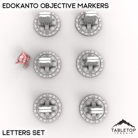 Tabletop Terrain Objective Marker EdoKanto Objective Markers