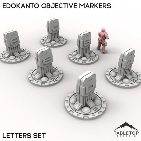 Tabletop Terrain Objective Marker EdoKanto Objective Markers