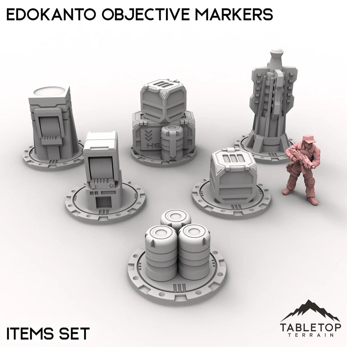 Tabletop Terrain Objective Marker Item EdoKanto Objective Markers