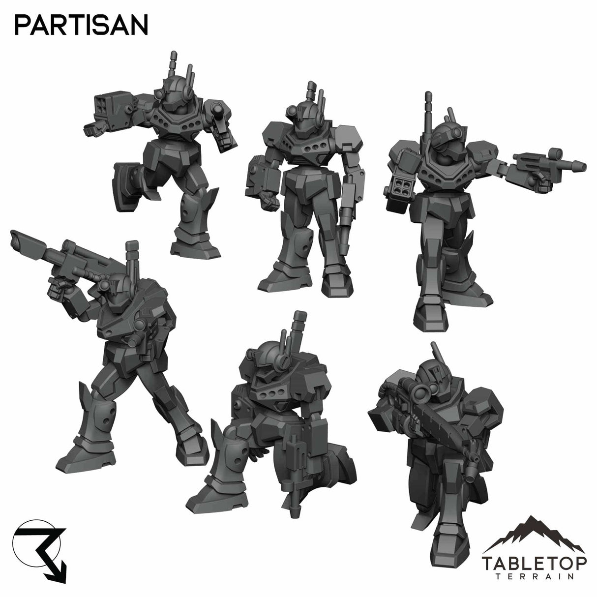 Tabletop Terrain Partisan - Retrotech Mecha