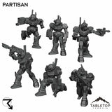 Tabletop Terrain Partisan - Retrotech Mecha