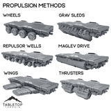 Tabletop Terrain Repulsor Land Train