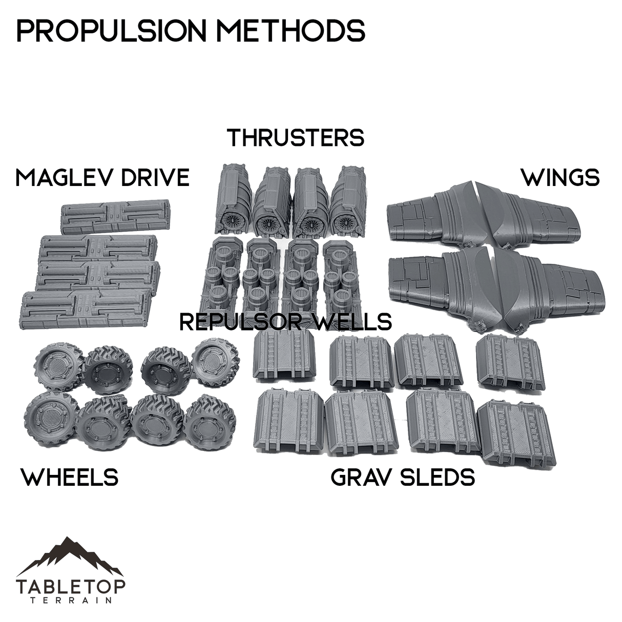 Tabletop Terrain Repulsor Land Train