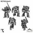 Tabletop Terrain RetroHawk - Retrotech Mecha