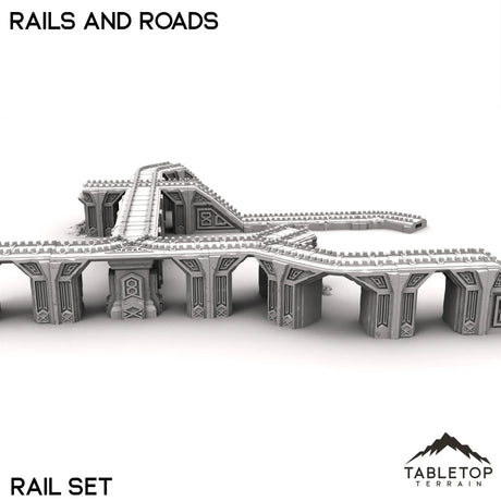 Tabletop Terrain Roads Rails and Roads - Kingdom of Durak Deep