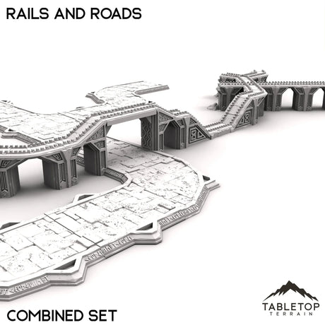 Tabletop Terrain Roads Rails and Roads - Kingdom of Durak Deep