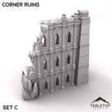 Tabletop Terrain Ruins 28/32mm / Corner Ruins C Corner Ruins - Ithyria, World of Change