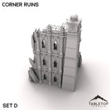 Tabletop Terrain Ruins 28/32mm / Corner Ruins D Corner Ruins - Ithyria, World of Change