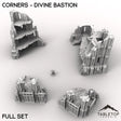 Tabletop Terrain Ruins 28/32mm / Full Set Corners - Divine Bastion, a Failed Arcology