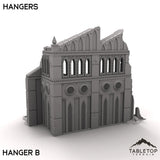 Tabletop Terrain Ruins 28/32mm / Hangar B Hangars - Phoebian V Airfield