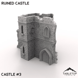 Tabletop Terrain Ruins 32mm / Castle 3 Ruined Castle