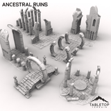 Tabletop Terrain Ruins 32mm / Full set Ancestral Ruins