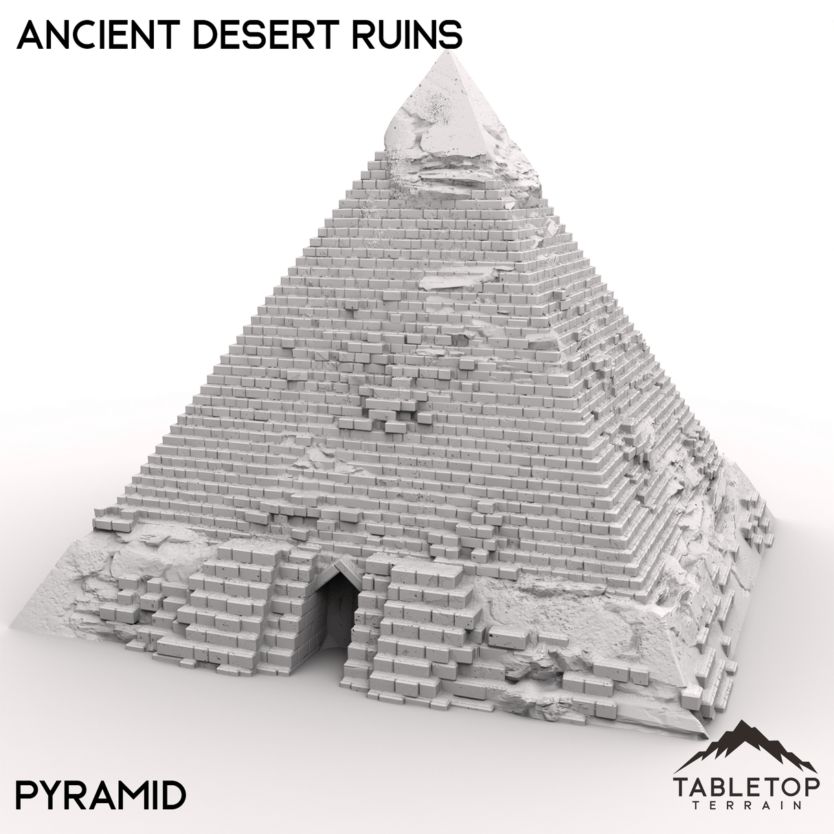 Tabletop Terrain Ruins 32mm / Pyramid Ancient Desert Ruins