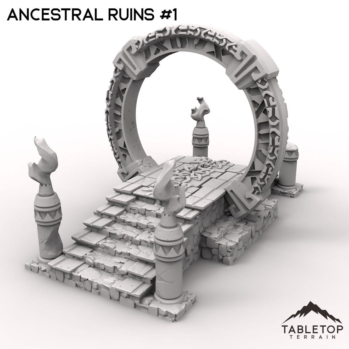 Tabletop Terrain Ruins 32mm / Ruins 1 Ancestral Ruins