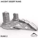 Tabletop Terrain Ruins 32mm / Ruins 2 Ancient Desert Ruins