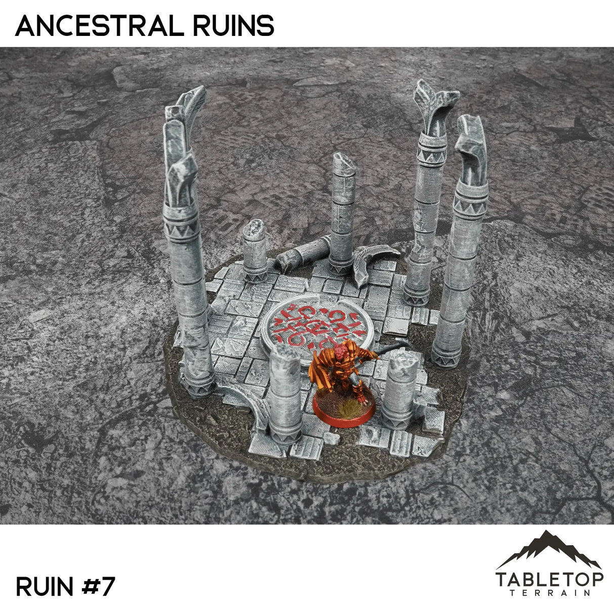 Tabletop Terrain Ruins 32mm / Ruins 7 Ancestral Ruins