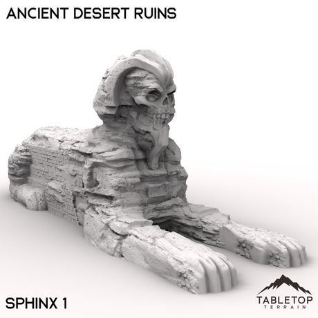 Tabletop Terrain Ruins 32mm / Sphinx 1 Ancient Desert Ruins