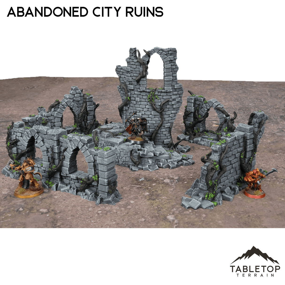 Tabletop Terrain Ruins Abandoned City Ruins