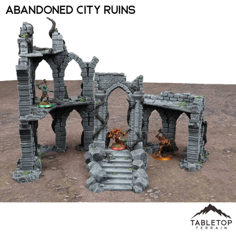 Tabletop Terrain Ruins Abandoned City Ruins