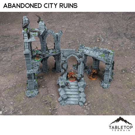 Tabletop Terrain Ruins Abandoned City Ruins