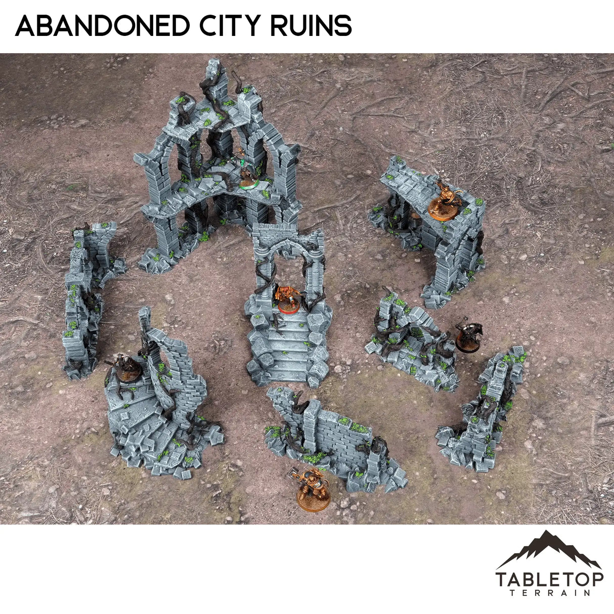 Tabletop Terrain Ruins Abandoned City Ruins