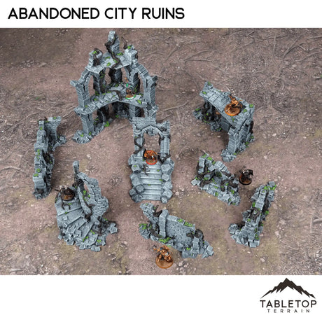 Tabletop Terrain Ruins Abandoned City Ruins