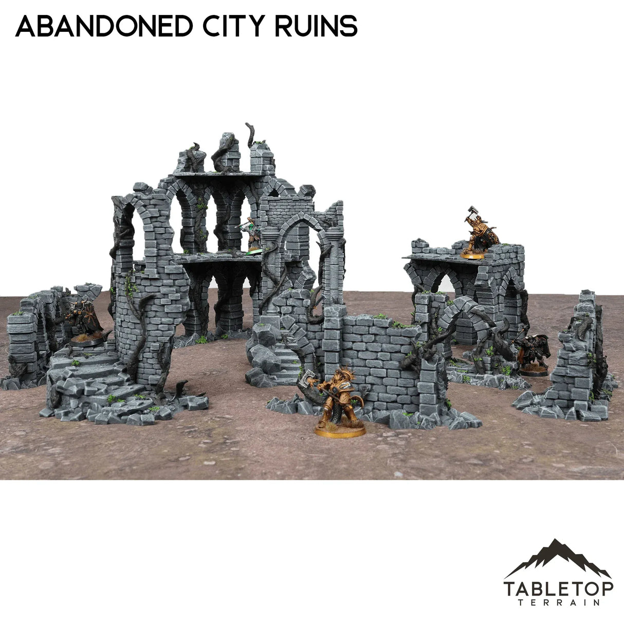 Tabletop Terrain Ruins Abandoned City Ruins