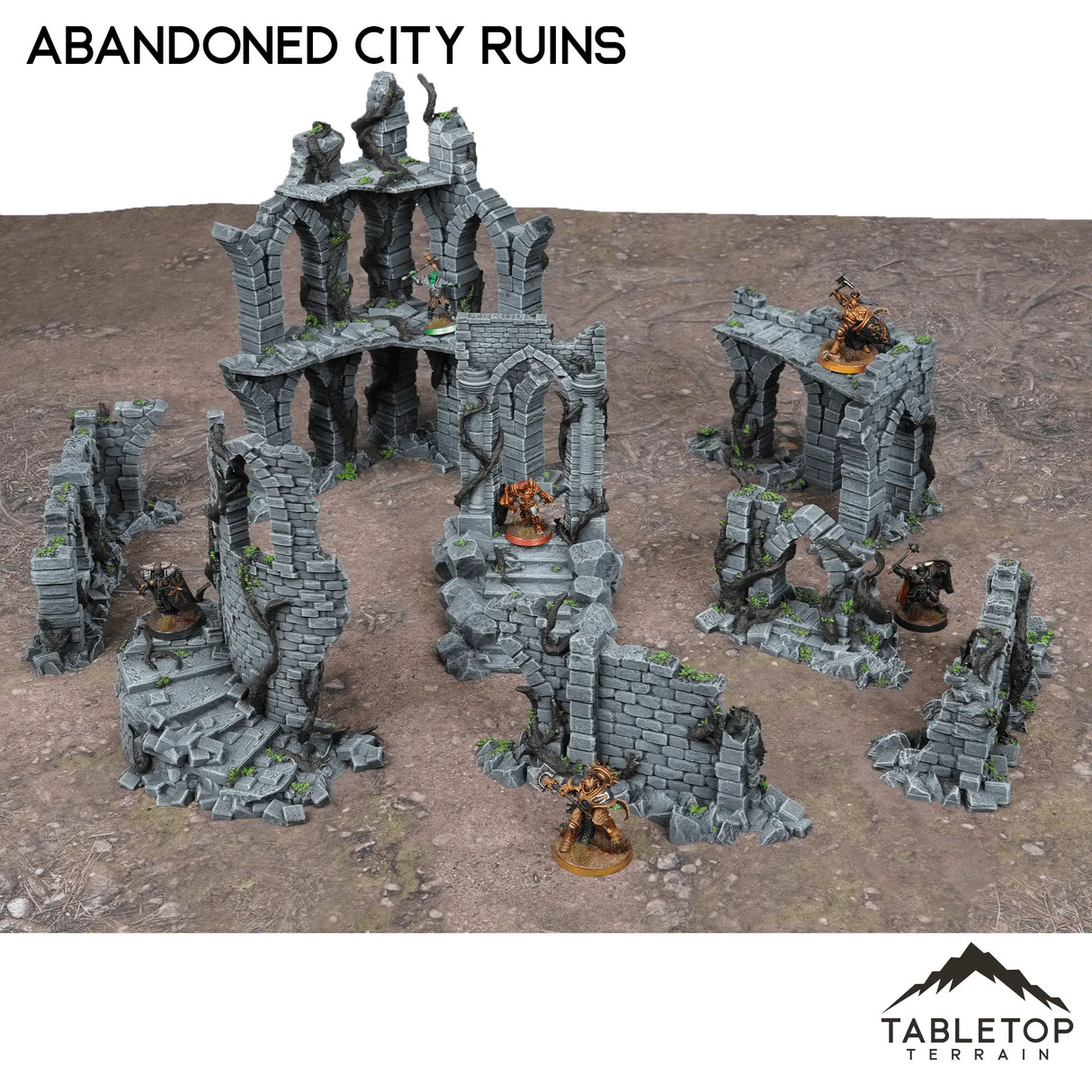 Tabletop Terrain Ruins Abandoned City Ruins