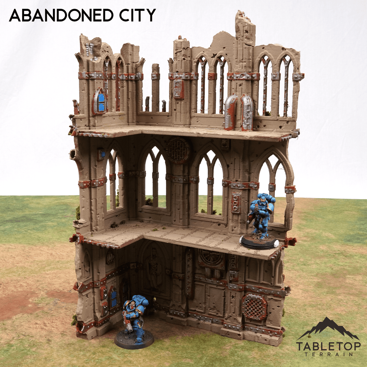Tabletop Terrain Ruins Abandoned City Tournament Ruin Pack