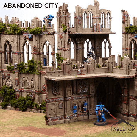 Tabletop Terrain Ruins Abandoned City Tournament Ruin Pack